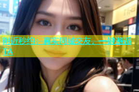 附近秒约：真实同城交友，一键邂逅TA