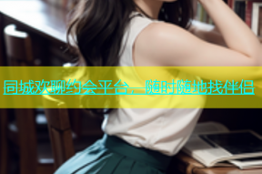 同城欢聊约会平台，随时随地找伴侣