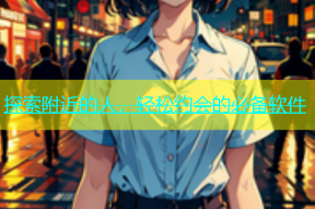 探索附近的人，轻松约会的必备软件