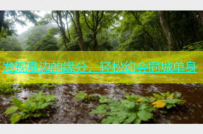 发现身边的缘分，轻松约会同城单身