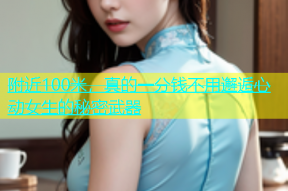 附近100米，真的一分钱不用邂逅心动女生的秘密武器