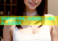 同城软件大揭秘：快速匹配，一键约会，告别孤单