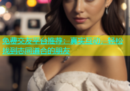 免费交友平台推荐：真实互动，轻松找到志同道合的朋友