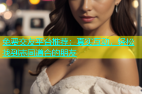 免费交友平台推荐：真实互动，轻松找到志同道合的朋友