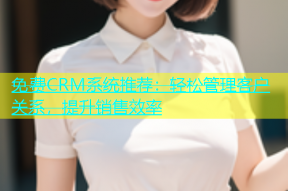 免费CRM系统推荐：轻松管理客户关系，提升销售效率