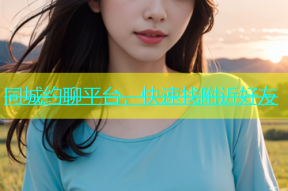 同城约聊平台，快速找附近好友
