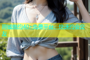 同城炮约40+免费平台，快速约会交友