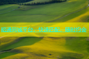 昭通同城平台，快速匹配，随时约会