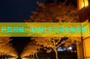 抖音同城：本地社交与商业新枢纽
