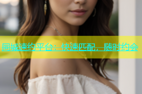 同城速约平台：快速匹配，随时约会