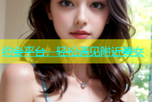 约会平台，轻松遇见附近美女