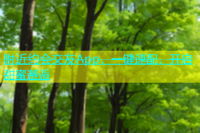 附近约会交友App，一键速配，开启甜蜜邂逅