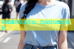 同城婚恋交友平台，约会轻松随心所欲