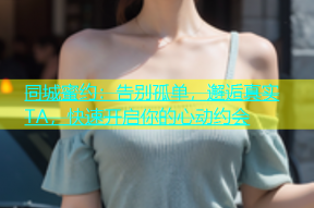 同城蜜约：告别孤单，邂逅真实TA，快速开启你的心动约会