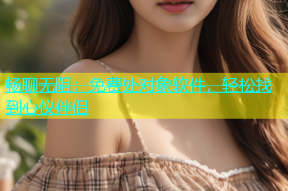 畅聊无阻：免费处对象软件，轻松找到心仪伴侣