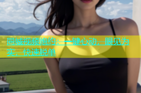 同城视频炮约：一键心动，眼见为实，快速脱单