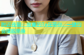 附近夜聊：寂寞的Ta在等你，一键约会摆脱单身