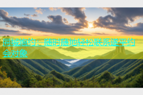 同城炮约：随时随地轻松联系遂平约会对象