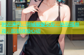 附近速约，同城爱爱交友，告别孤单夜，即刻体验心动