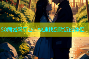 58同城网平台：快速找到附近的伴侣
