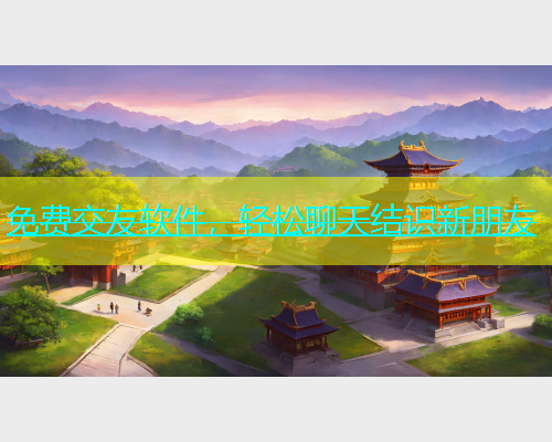 免费交友软件，轻松聊天结识新朋友  第1张