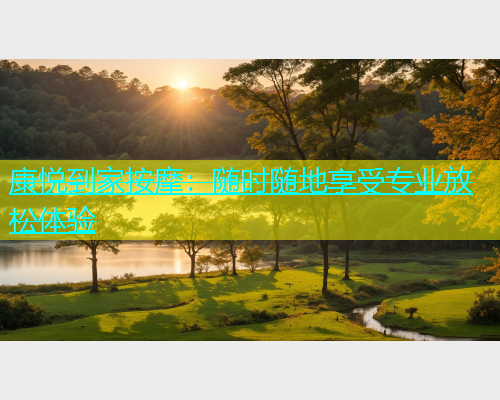 康悦到家按摩：随时随地享受专业放松体验  第1张