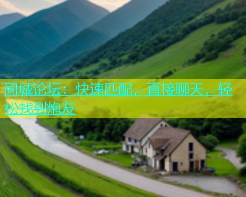 同城论坛：快速匹配，直接聊天，轻松找到炮友  第1张