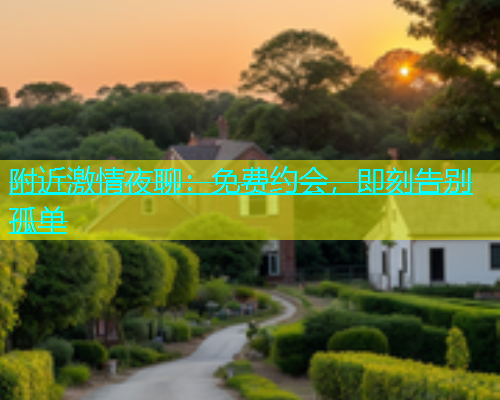 附近激情夜聊：免费约会，即刻告别孤单  第1张