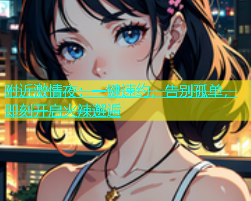 附近激情夜：一键速约，告别孤单，即刻开启火辣邂逅  第1张