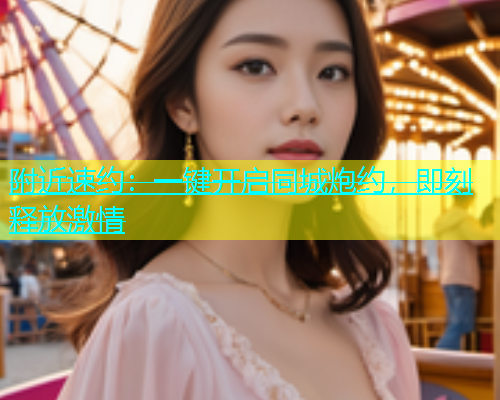 附近速约：一键开启同城炮约，即刻释放激情  第1张