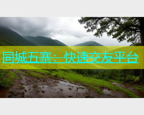 同城五寨：快速交友平台  第1张