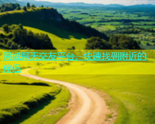 同城聊天交友平台，快速找到附近的伴侣  第1张