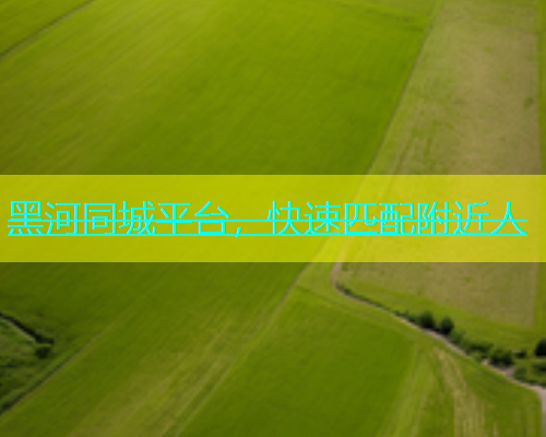 黑河同城平台，快速匹配附近人  第1张